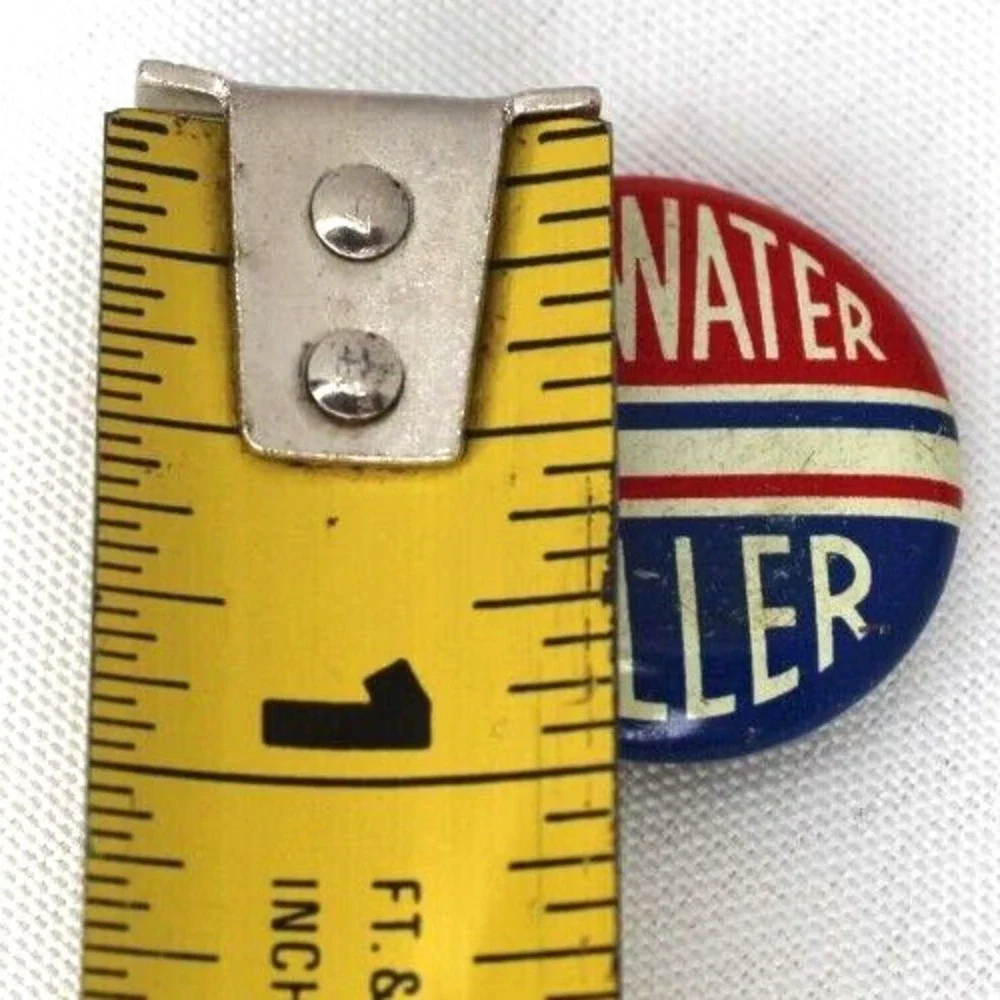 1964 Barry Goldwater Bill Miller Pinback Presidential Campaign Button Pin Vtg 1